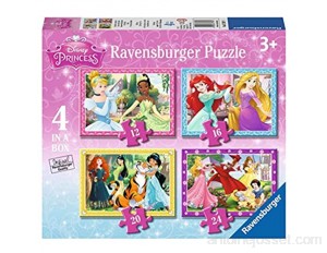 Ravensburger – Disney Princess – 4 Puzzles – 12 16 20 24 Pièces – 14x19cm