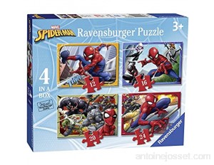 Ravensburger Marvel Spiderman Puzzle 4 pièces pour Enfants à partir de 3 Ans