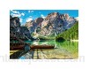 Ravensburger - Puzzle 1000 p - Lac de Braies dans les Dolomites Italie - 88820 - Pour adultes et enfants dès 14 ans - Premium Puzzle de qualité supérieure – Paysages [Exclusivité sur ]