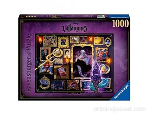 Ravensburger- Puzzle 1000 pièces-Ursula Collection Disney Villainous Adulte 4005556150274 Multicolore