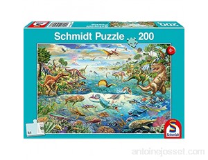 Schmidt Spiele- Découvrez Non Découvre Les Dinosaures 200 pcs 56253