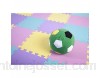 Iris Ohyama - Tapis de protection de sol puzzle / tapis d\'éveil pour bébé et enfant 8 pièces en Mousse EVA - JTM-30 - Violet 30 x 30 x 1 cm