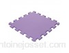 Iris Ohyama - Tapis de protection de sol puzzle / tapis d\'éveil pour bébé et enfant 8 pièces en Mousse EVA - JTM-30 - Violet 30 x 30 x 1 cm