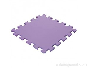 Iris Ohyama - Tapis de protection de sol puzzle / tapis d'éveil pour bébé et enfant 8 pièces en Mousse EVA - JTM-30 - Violet 30 x 30 x 1 cm
