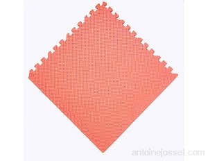 LNSGA Baby Eva Mousse Jouer Puzzle Tapis Playmat Interverrouillage Carreaux de Carreaux de Plancher Tapis de Plancher et Tapis pour Les Enfants - 29CMX29cm Color : Orange Size : 20PCS