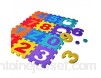 Trimming Shop Tapis de jeu puzzle en mousse - Extra épais - Doux - Non toxique - Pour enfants - 36 pièces - Multicolore - Taille XL