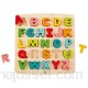 Hape- Puzzle Alphabet Majuscules E1551 Beige