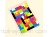 Vegena Puzzle Tetris Tangram 2 Pack Bois Puzzles Tangram Jigsaw Jouet Casse-tête pour Les Enfant Brain Scie sauteuse Tableau Kid bébé Intellectuelle Educational Tetris décontracté Jouets