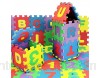 Lot de 36 tapis de puzzle alphanumérique en mousse pour enfants - Tapis d\'apprentissage portable - Tapis en mousse - Idéal pour apprendre les enfants