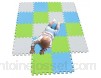 MQIAOHAM tapis de sol puzzle tapis mousse bebe jeu enfant aire de jeux pour puzzle enfants baby mat à ramper activite épais puzzle mat baby à ramper Blanc Bleu Vertfruit 101107115