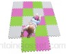 MQIAOHAM tapis de sol puzzle tapis mousse bebe jeu enfant aire de jeux pour puzzle enfants baby mat à ramper activite épais puzzle mat baby à ramper Blanc Rose Vertfruit 101103115