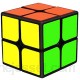 EASEHOME 2x2x2 Speed Puzzle Cube Magic Cube Magique Cubo avec Autocollant de PVC pour Enfants et Adultes Noir