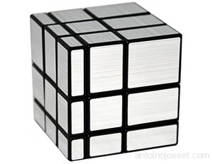 EASEHOME Miroiterie Speed Puzzle Cube Mirror Magic Cube Magique Cubo avec Autocollant de PVC pour Enfants et Adultes Noir