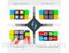 Ecisi Cube de décompression électrique Cube Magique de Musique de variété lumière LED de Puzzle Intelligente modifiable pour Les Enfants Adolescents
