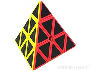 LSMY Speed Cube Pyraminx 3x3 Puzzle Magic Cubo Carbon Fiber Sticker Toy