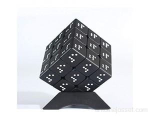Speed Cube for Blind Puzzle personnalisé personnalisé pour Enfants avec Empreinte Digitale 3D Braille 3x3- Pandora's Box
