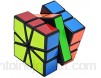 TOYESS Cube Magique Square One Cube Speed Cube de Vitesse Lisse Facile à Tourner Cadeau Parfait pour Enfants et Adultes，Noir
