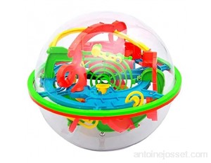 3D Labyrinthe Ball Puzzle Jouet 100 Barrières Labyrinthe magique Intelligence balle équilibre Maze Ball Puzzle jouets pour enfants