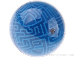 MagiDeal Boule Labyrinthe 3D Puzzle Balle Maze Brain Teaser Casse-tête Jouet Cadeau Enfant - Bleu Difficile