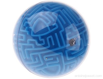 MagiDeal Boule Labyrinthe 3D Puzzle Balle Maze Brain Teaser Casse-tête Jouet Cadeau Enfant - Bleu Difficile