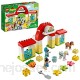 LEGO 10951 Duplo Town L’Ecurie et Les Poneys Cheval Jouet pour Enfant 2 Ans et Plus Jeu de Construction pour Filles et garçons