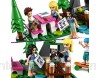 LEGO 41681 Friends Le Camping-Car et Le voilier de la forêt – Jeu d’Aventure avec Jouet Bateau et Figurine Raton-Laveur
