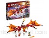 LEGO 71753 Ninjago L’Attaque du Dragon de feu avec Mini Figurines Kai Zane et NYA - Jouet Enfant 8 Ans