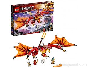 LEGO 71753 Ninjago L’Attaque du Dragon de feu avec Mini Figurines Kai Zane et NYA - Jouet Enfant 8 Ans