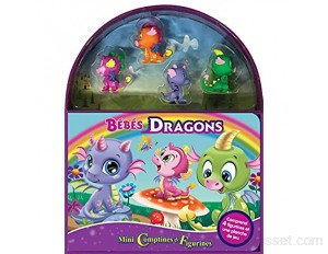 Phidal- Mini Comptines et Figurines Bébés Dragons Multicolore