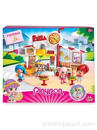 Pinypon - La Pizzeria Scènario de Jeu avec 1 Figurine pour Garçons et Filles de 4 à 8 ans Famosa 700014755