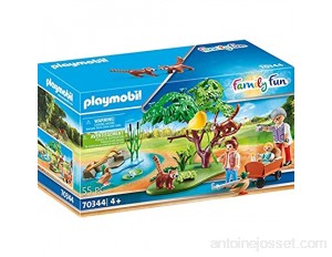 Playmobil Pandas Roux avec Enfants Multicolor 70344