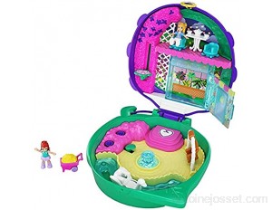 Polly Pocket Coffret Univers Le Jardin aux Coccinelles avec mini-figurines Polly et Lila autocollants et surprises jouet enfant édition 2020 GKJ48
