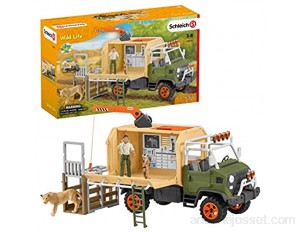Schleich- Playset Camion pour Sauvetage d'animaux Wild Life 42475 Multicolore