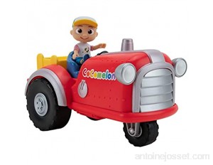 CoComelon CMW0038 Tracteur de mitsing avec Son et Figurine JJ Exclusive pour Les Enfants à partir de 2 Ans édition vocale Anglaise