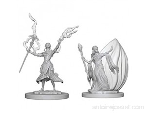 Elf Female Wizard: D&D Nolzur’s Marvelous Unpainted Miniatures