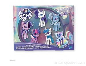 My Little Pony – 5 Figurines Licornes étincelantes - Poneys de 7 5 cm