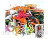 80 Pièces Figurines d\'animaux Marins de l\'Océan Jouet de Bain Animal en Plastique Réaliste sous la Vie Marine avec Boîte de Rangement pour Salle de Bain Piscine