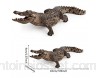 Figurine d\'animal Sauvage De Crocodile D\'alligator Figurine Animale Jouet De Collection Reptile Crocodile pour Filles Garçons Tout-Petits Enfants Figurine - 18.3X7.2X4cm