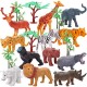 HERSITY Animaux Sauvages Jeux Animaux de la Foret Figurine Réalistes Sac de Cadeaux pour Enfants Garcon Fille