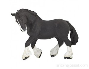 Papo - 51517 - Figurine - Animaux - Etalon Shire - Noir