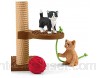 Schleich- playset Divertissement pour Chats Mignons Farm World Figurine 42501 Multicolore