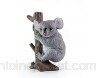 STOBOK Escalade Koala Statue Mini Koala Mousse Paysage Miniature Figurines Animaux Modèle Jouet Bricolage Cour Décorations Jardin Ornement