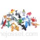 TOYMYTOY Lot de 24 figurines d'animaux de la mer - En plastique - Pour enfants
