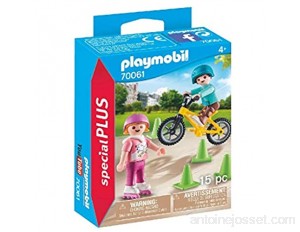 Playmobil - Enfants avec Vélo et Rollers - 70061