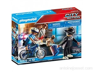 Playmobil Police Policière et Voleur 70573